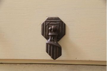 イギリスアンティーク　ペイント家具　優しげで柔らかな雰囲気が魅力的なライティングビューロー(机、在宅ワーク、在宅用デスク、引き出し)