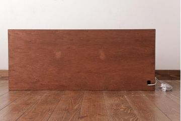 ラフジュ工房オリジナル　欄間リメイク　片面ガラス　素朴な木の風合いが温かみのある壁付け照明(ウォールランプ)