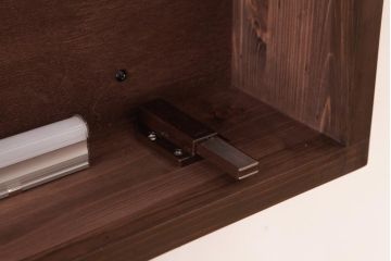 ラフジュ工房オリジナル　欄間リメイク　片面ガラス　素朴な木の風合いが温かみのある壁付け照明(ウォールランプ)(1)
