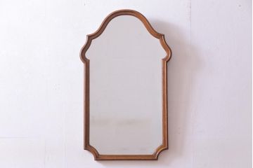 アンティーク雑貨　ベルギービンテージ　上品な雰囲気を感じさせるウォールミラー(壁掛け鏡)