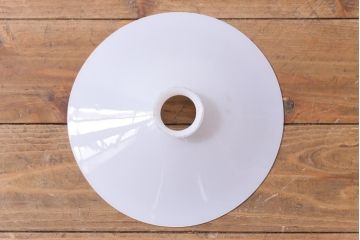 戦前　和製アンティーク　レトロな佇まいが趣きあふれる平笠ペンダントライト(天井照明、吊り下げ照明)