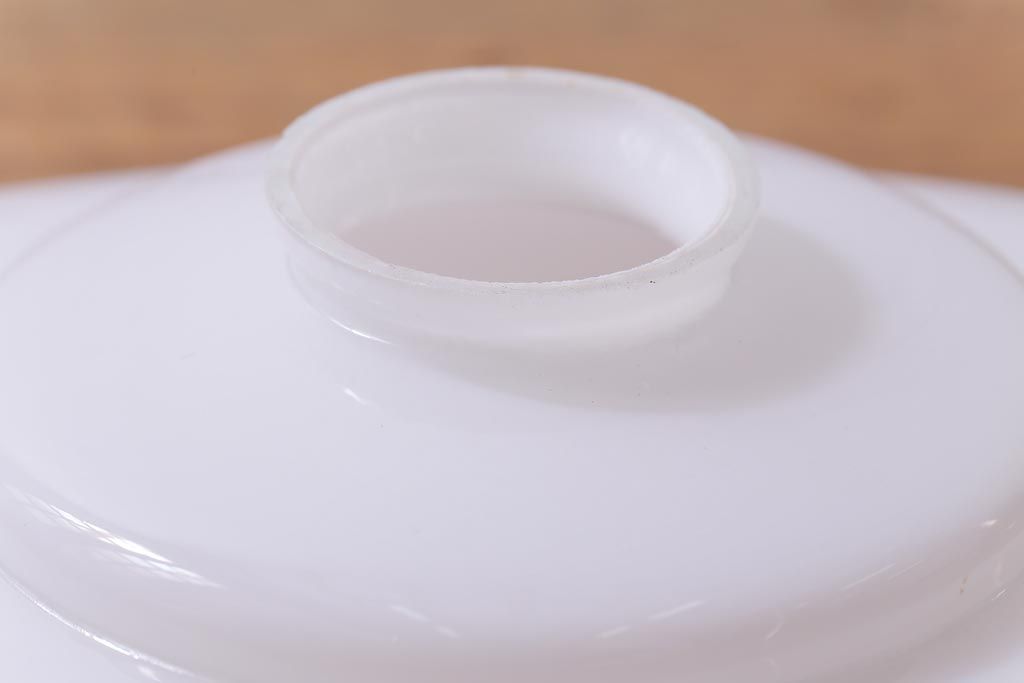 和製アンティーク　切子　四角いフォルムがレトロな雰囲気醸し出すペンダントライト(天井照明、吊り下げ照明)