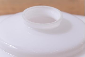 和製アンティーク　切子　四角いフォルムがレトロな雰囲気醸し出すペンダントライト(天井照明、吊り下げ照明)