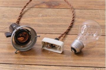 和製アンティーク　籠目紋様が素敵なすりガラスシェードのペンダントライト(天井照明、吊り下げ照明)