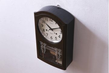 アンティーク雑貨　昭和レトロ　SEIKO(セイコー)　30DAY　ゼンマイ式　大正ロマンな空間に合う振り子時計(柱時計、掛け時計)