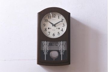 アンティーク雑貨　昭和レトロ　SEIKO(セイコー)　30DAY　ゼンマイ式　大正ロマンな空間に合う振り子時計(柱時計、掛け時計)