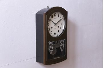 アンティーク雑貨　昭和レトロ　SEIKO(セイコー)　30DAY　ゼンマイ式　大正ロマンな空間に合う振り子時計(柱時計、掛け時計)