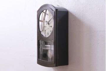 アンティーク雑貨　昭和レトロ　SEIKO(セイコー)　30DAY　ゼンマイ式　大正ロマンな空間に合う振り子時計(柱時計、掛け時計)