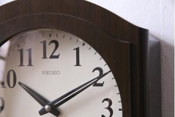アンティーク雑貨　昭和レトロ　SEIKO(セイコー)　30DAY　ゼンマイ式　大正ロマンな空間に合う振り子時計(柱時計、掛け時計)