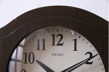 アンティーク雑貨　昭和レトロ　SEIKO(セイコー)　30DAY　ゼンマイ式　大正ロマンな空間に合う振り子時計(柱時計、掛け時計)