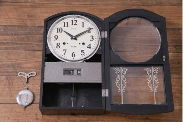 アンティーク雑貨　昭和レトロ　SEIKO(セイコー)　30DAY　ゼンマイ式　大正ロマンな空間に合う振り子時計(柱時計、掛け時計)