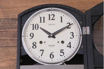 アンティーク雑貨　昭和レトロ　SEIKO(セイコー)　30DAY　ゼンマイ式　大正ロマンな空間に合う振り子時計(柱時計、掛け時計)