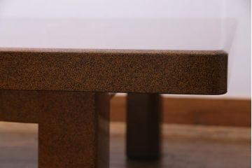 中古　山本幸三郎作　輪島塗　梨地蒔絵　草花の図　日本風情漂う上品な座卓(ローテーブル)