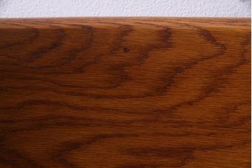 ヴィンテージ家具　国産ビンテージ　ナラ材　座面低め　男前な雰囲気漂うスモーカーズボウ(板座チェア、椅子、ダイニングチェア)(2)