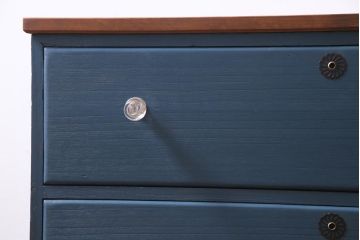ペイント家具　洋風にアレンジしたリメイク箪笥ローボード(リビングボード)