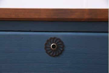 ペイント家具　洋風にアレンジしたリメイク箪笥ローボード(リビングボード)