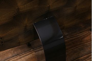 中古　輪島塗　鶴岑作　松の蒔絵が繊細で美しい衝立(パーテーション)(定価約200万円)