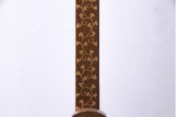アンティーク雑貨　中古　山本幸三郎作　輪島塗　梨地蔦蒔絵　上品な高級感漂う姿見(鏡、ミラー)