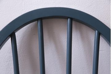 ペイント家具　イギリスビンテージ　ERCOL(アーコール)　シックな色合いのフープバックチェア(椅子、ダイニングチェア、ヴィンテージ)