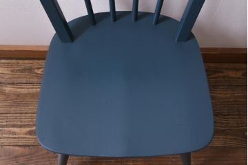 ペイント家具　イギリスビンテージ　ERCOL(アーコール)　シックな色合いのフープバックチェア(椅子、ダイニングチェア、ヴィンテージ)
