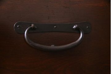 アンティーク家具　和製アンティーク　前面ケヤキ材　立体的な意匠が目を引く仙台箪笥(野郎箪笥、衣装箪笥、和タンス、引き出し)