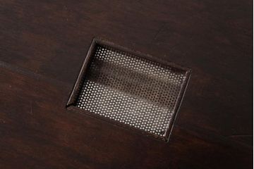 レトロ家具　イギリスアンティーク　マホガニー材　卓上　レトロな佇まいがお洒落なガラスケース(ショーケース、陳列棚)