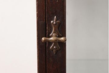 レトロ家具　イギリスアンティーク　マホガニー材　卓上　レトロな佇まいがお洒落なガラスケース(ショーケース、陳列棚)