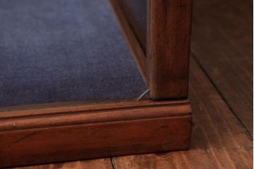 アンティーク家具　イギリスアンティーク　J.S.FRY&SONS.社　激レア　味わい深い風合いがお洒落な卓上ショーケース(陳列棚、ガラスケース)