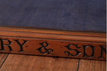 アンティーク家具　イギリスアンティーク　J.S.FRY&SONS.社　激レア　味わい深い風合いがお洒落な卓上ショーケース(陳列棚、ガラスケース)