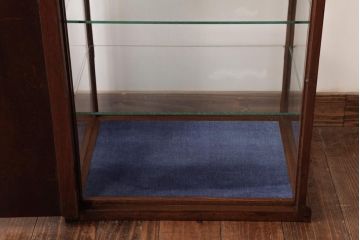 アンティーク家具　イギリスアンティーク　J.S.FRY&SONS.社　激レア　味わい深い風合いがお洒落な卓上ショーケース(陳列棚、ガラスケース)
