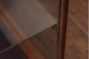 アンティーク家具　イギリスアンティーク　J.S.FRY&SONS.社　激レア　味わい深い風合いがお洒落な卓上ショーケース(陳列棚、ガラスケース)