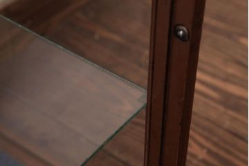 アンティーク家具　イギリスアンティーク　J.S.FRY&SONS.社　激レア　味わい深い風合いがお洒落な卓上ショーケース(陳列棚、ガラスケース)