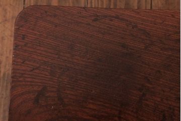 アンティーク雑貨　昭和初期　総ケヤキ材　古い物ならではの風合いが趣きある花台(飾り台)