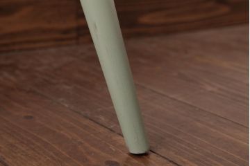 イギリスビンテージ　ペイント家具　ERCOL(アーコール)　優しげなカラーが魅力のフープバックチェア(椅子、ダイニングチェア)