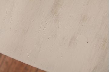 イギリスビンテージ　ペイント家具　ERCOL(アーコール)　優しげなアイボリーカラーが魅力のフープバックチェア(椅子、ダイニングチェア)