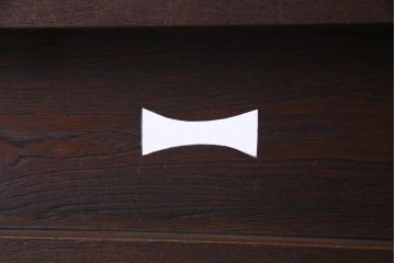 和製アンティーク　古い木の味わいが魅力的な障子戸付き衝立(パーテーション、つい立て、仕切り)