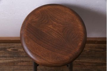 ラフジュ工房オリジナル　シンプルで馴染みやすいハイスツール(椅子)