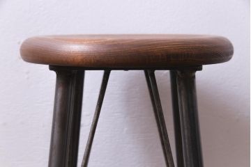 ラフジュ工房オリジナル　シンプルで馴染みやすいハイスツール(椅子)