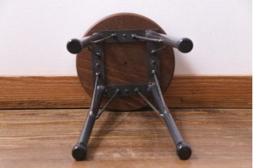 ラフジュ工房オリジナル　シンプルで馴染みやすいスツール(椅子)(2)