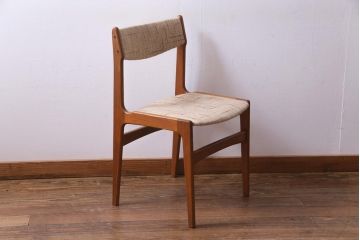 ヴィンテージ家具　デンマーク　erik buch(エリック・バック)を彷彿させるビンテージチェア(ダイニングチェア、椅子、北欧)(2)