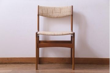 ヴィンテージ家具　デンマーク　erik buch(エリック・バック)を彷彿させるビンテージチェア(ダイニングチェア、椅子、北欧)(3)