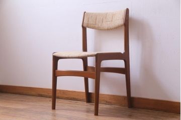 ヴィンテージ家具　デンマーク　erik buch(エリック・バック)を彷彿させるビンテージチェア(ダイニングチェア、椅子、北欧)(3)