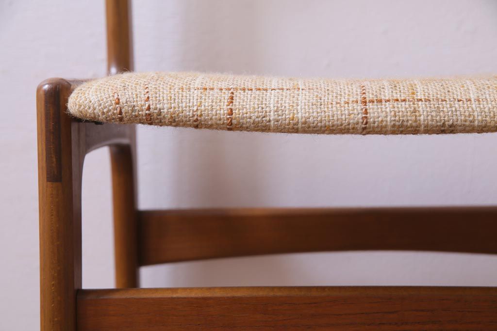 ヴィンテージ家具　デンマーク　北欧　erik buch(エリック・バック)を彷彿させるビンテージチェア(ダイニングチェア、椅子)