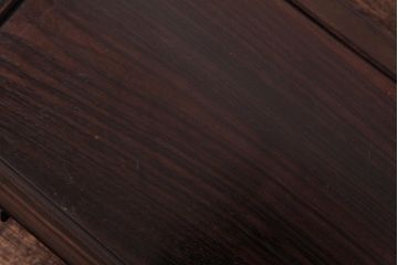 アンティーク雑貨　和製アンティーク　縞黒檀材　縞模様の杢目が美しい花台(盆栽卓、飾り台)
