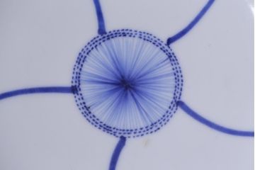 古民具・骨董　幕末明治期　五良太夫呉祥瑞造　花図小皿(和食器)2枚セット