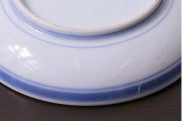 江戸期　伊万里　染付　濃淡による風合いが美しい3.6寸小皿2枚セット(和食器)