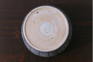 江戸後期　四弁花文　幾何学模様がおしゃれなそば猪口(蕎麦猪口、和食器)(2)