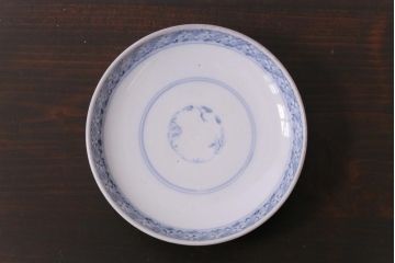 和製アンティーク　花鳥図　上品で鮮やかな色合いの蓋付き茶碗3客セット(和食器)