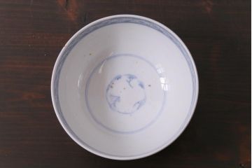 和製アンティーク　花鳥図　上品で鮮やかな色合いの蓋付き茶碗3客セット(和食器)