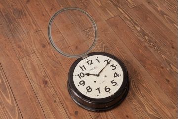 アンティーク雑貨　SEIKO(セイコー)　21DAY　手巻き式　トーマス型　丸型掛時計(壁掛け時計、柱時計、振り子時計)